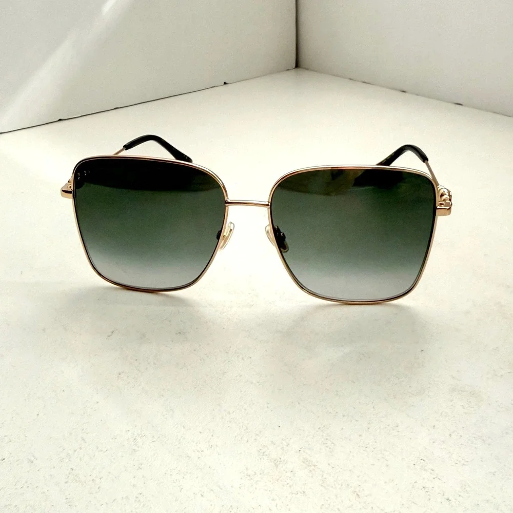 Jimmy Choo Women's Hester 59mm Sunglasses Summer Vacation Smoke‎ Lenses UV